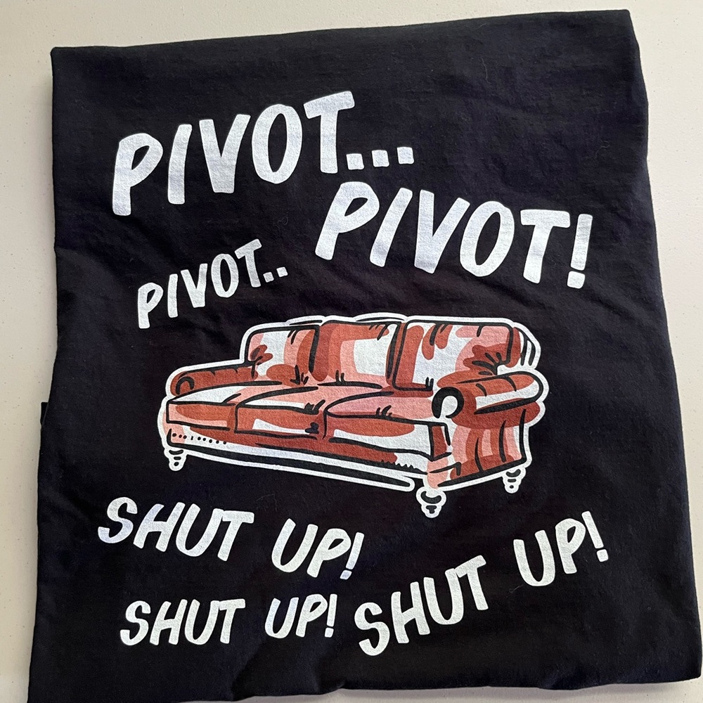 Black PIVOT! Friends Graphic Tee